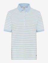 POLO DE MUJER BRAX CLEO S CELESTE / BLANCO