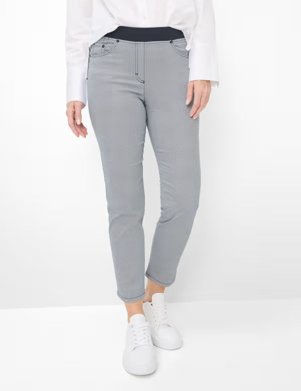 PANTALON DE MUJER BRAX PAMINA 6/8 NAVY